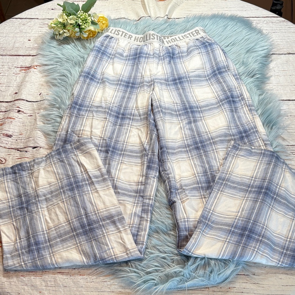 Hollister 24/7 Baggy Pajama Pants in Blue sz XS